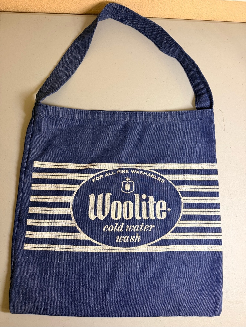 Woolite "Cold Water Wash" Canvas Tote Bag